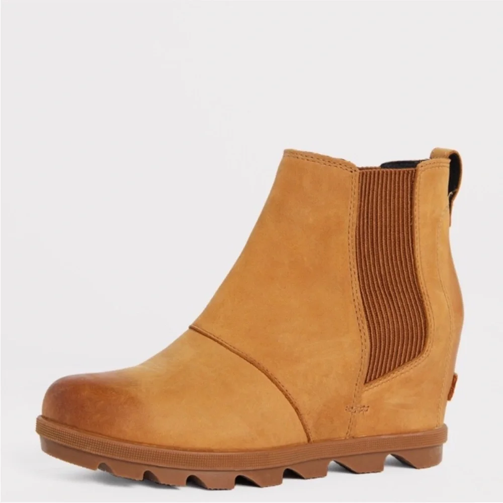 Sorel Joan of Arctic™ Wedge II Chelsea Boot Camel Brown - Picture 1 of 16